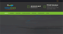 Desktop Screenshot of meteoenerji.com